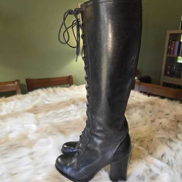 Frye Tall Parker Lace Up Boot - Picture 5 of 16